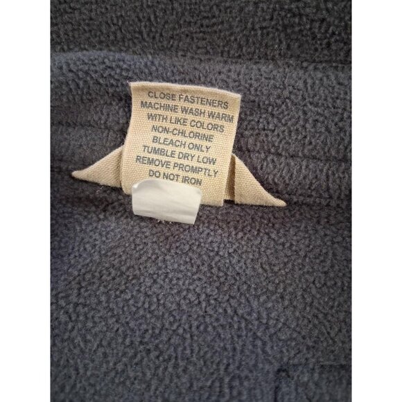 Duluth Trading Co. XL/Tall Mens Gray Fleece Snap-Front Shirt Jacket - Picture 9 of 9